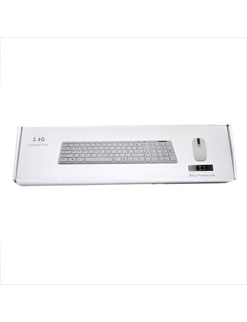 Combo Teclado Y Mouse Inalámbrico Ultra Slim K-06 +protector