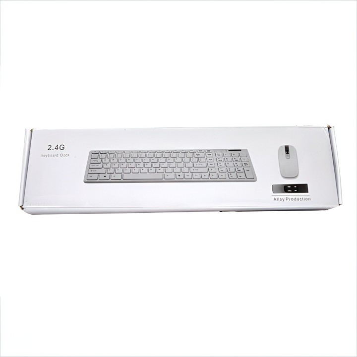Combo Teclado Y Mouse Inalámbrico Ultra Slim K-06 +protector