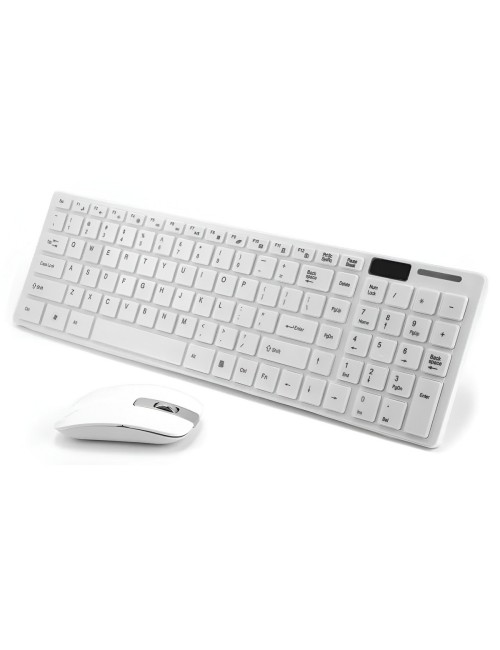 Combo Teclado Y Mouse Inalámbrico Ultra Slim K-06 +protector