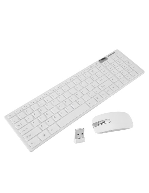 Combo Teclado Y Mouse Inalámbrico Ultra Slim K-06 +protector
