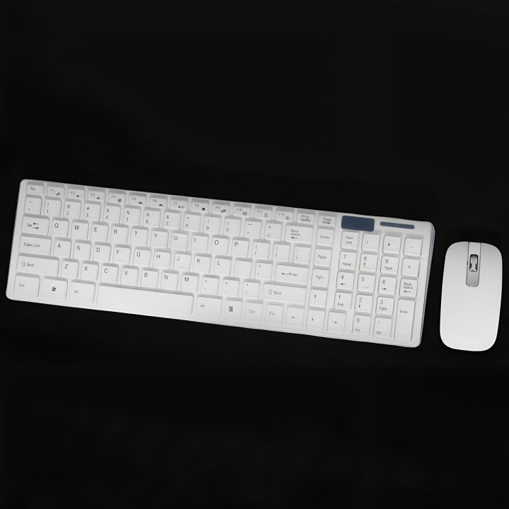 Combo Teclado Y Mouse Inalámbrico Ultra Slim K-06 +protector
