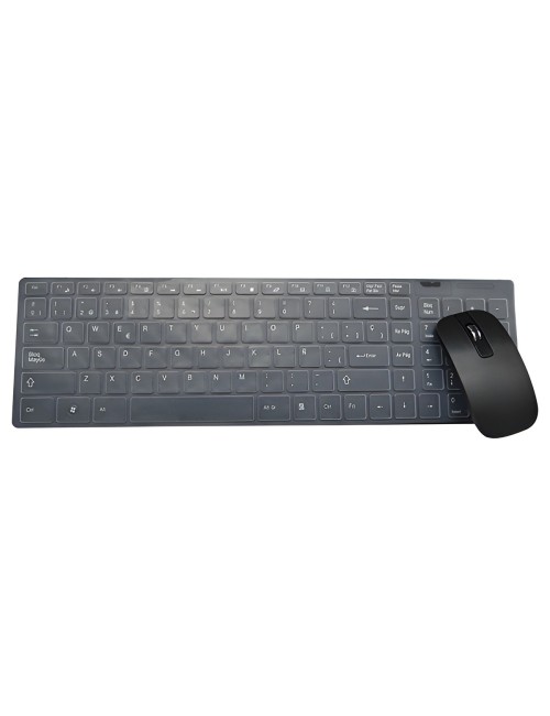Combo Teclado Y Mouse Inalámbrico Ultra Slim K-06 +protector