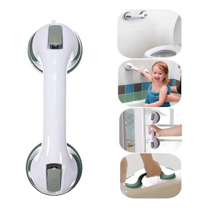Barra De Seguridad Para Baño Con Ventosa Agarradera Soporte