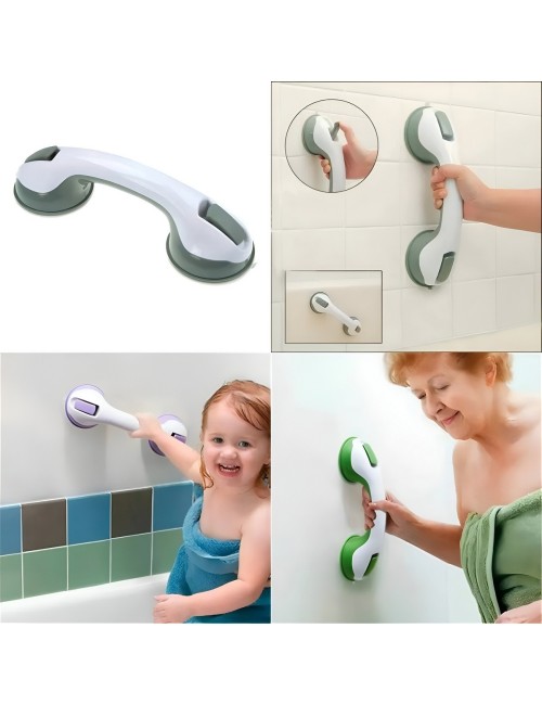 Barra De Seguridad Para Baño Con Ventosa Agarradera Soporte