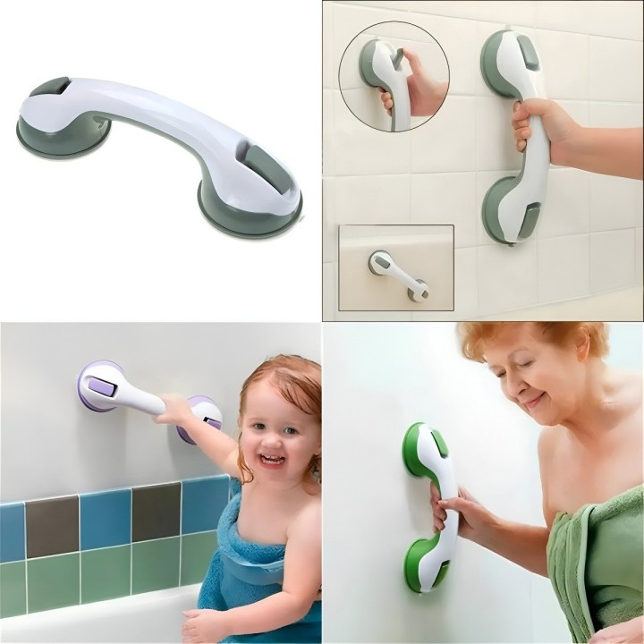 Barra De Seguridad Para Baño Con Ventosa Agarradera Soporte