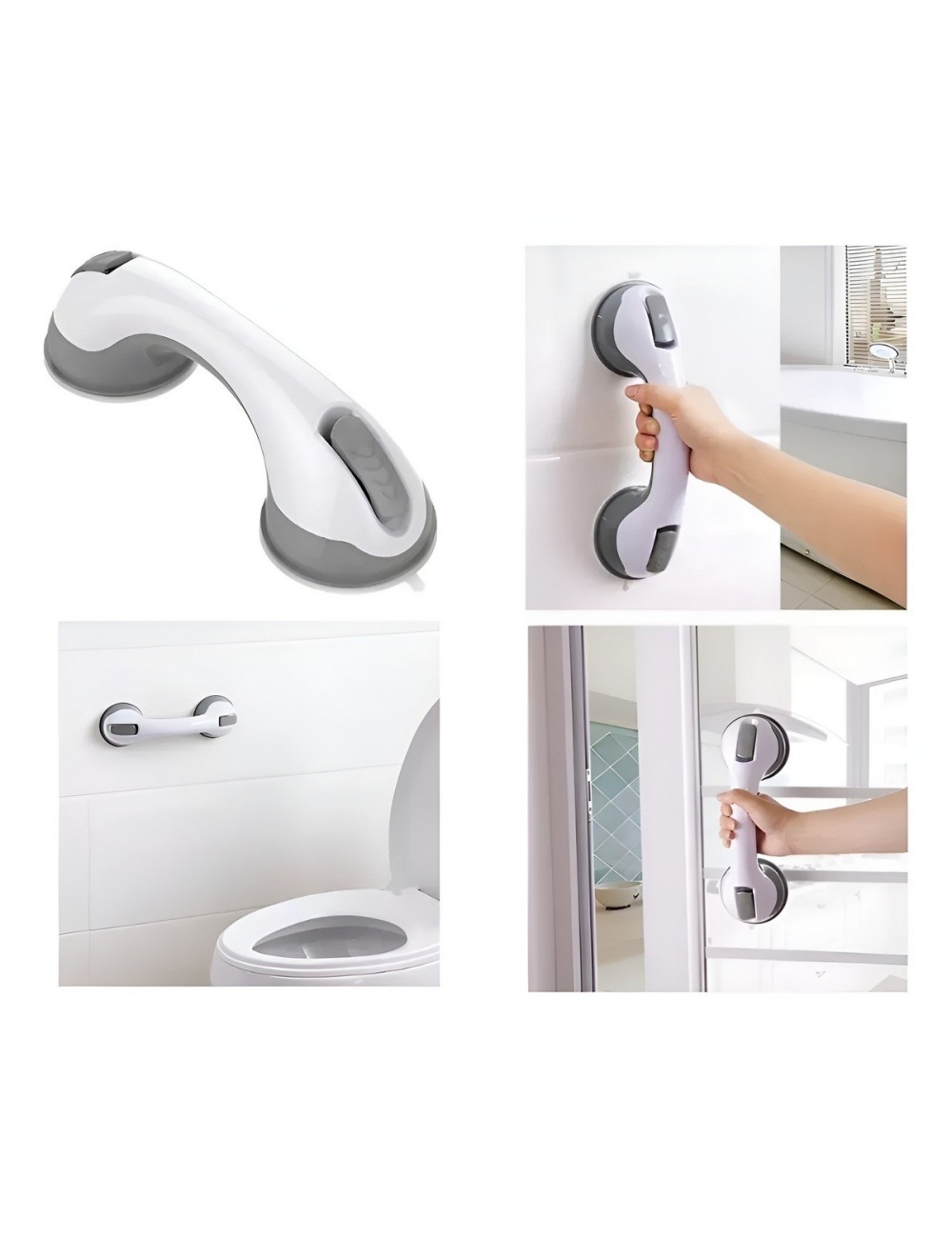 Barra De Seguridad Para Baño Con Ventosa Agarradera Soporte