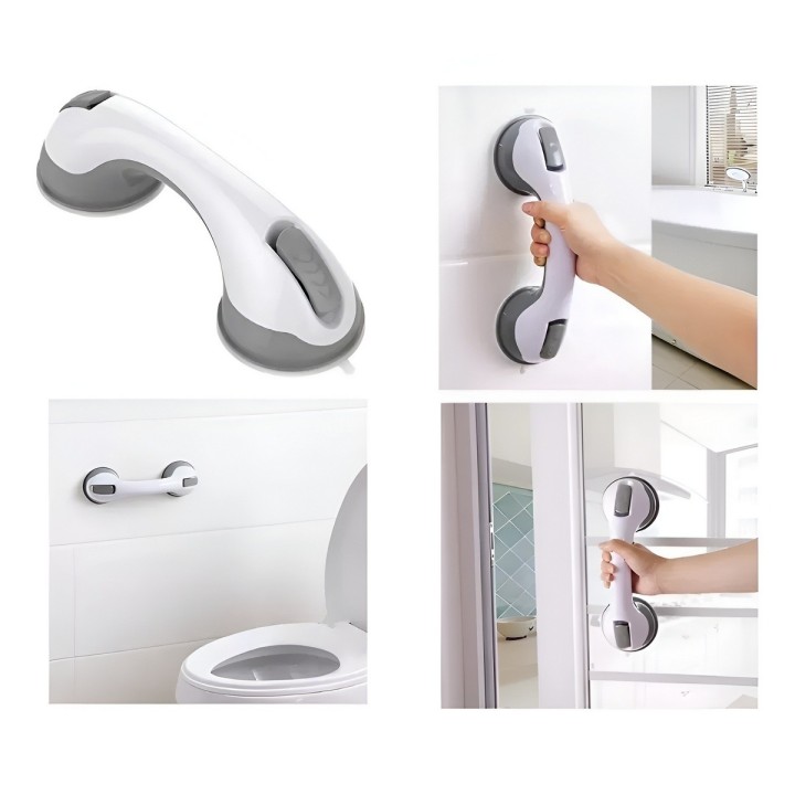 Barra De Seguridad Para Baño Con Ventosa Agarradera Soporte