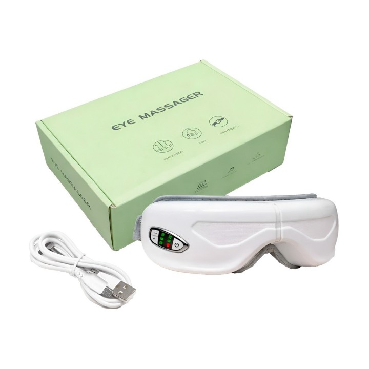 Gafas Masajeadoras De Ojos Inteligentes Calor Bluetooth