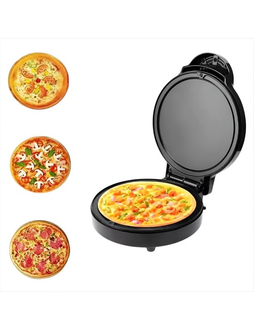 Horno Eléctrico Para Pizza 1000w Antiadherente Portátil