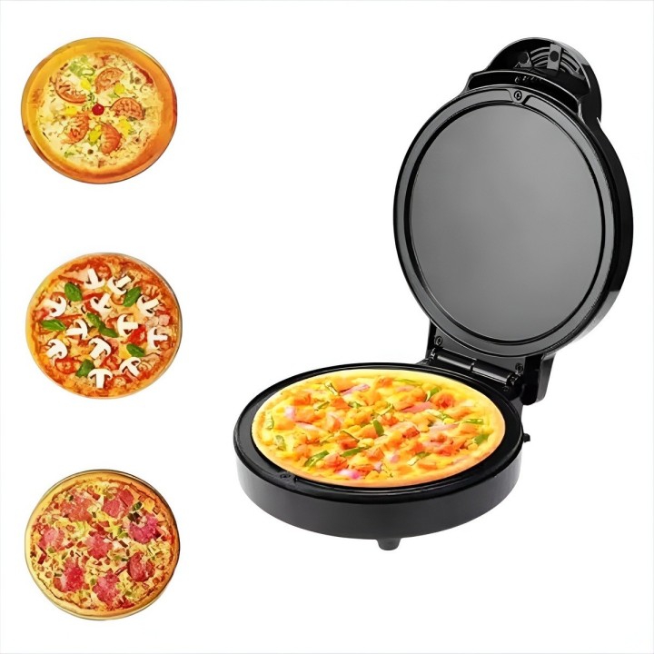 Horno Eléctrico Para Pizza 1000w Antiadherente Portátil