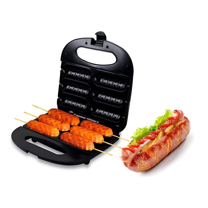 Máquina Eléctrica Corn Dogs Salchichas 6 Cavidades 750w