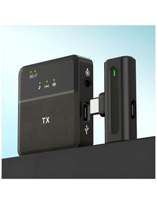 Micrófono Inalámbrico De Solapa Tipo C Sx31 Reducción Ruido