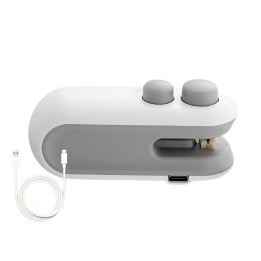 Mini Sellador De Bolsas Portátil Recargable Usb 2 En 1 Imán