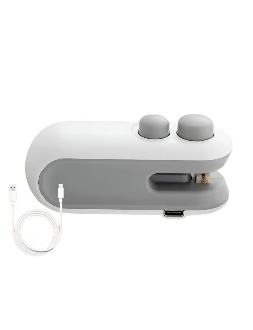 Mini Sellador De Bolsas Portátil Recargable Usb 2 En 1 Imán