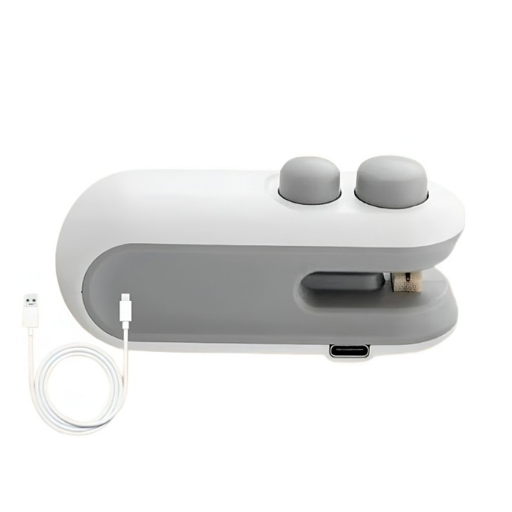 Mini Sellador De Bolsas Portátil Recargable Usb 2 En 1 Imán