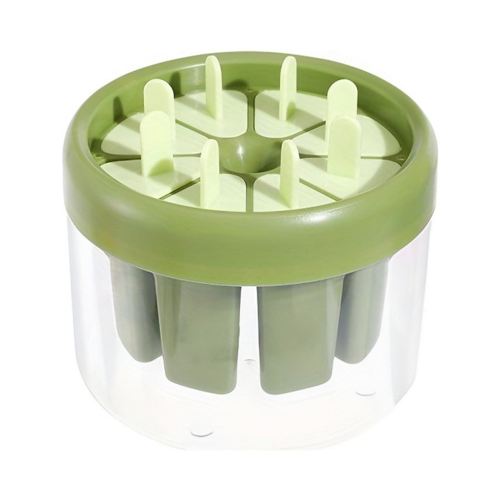 Molde Para Helados Paletas Caseras Pack X8 Desmolde Rápido
