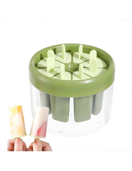 Molde Para Helados Paletas Caseras Pack X8 Desmolde Rápido