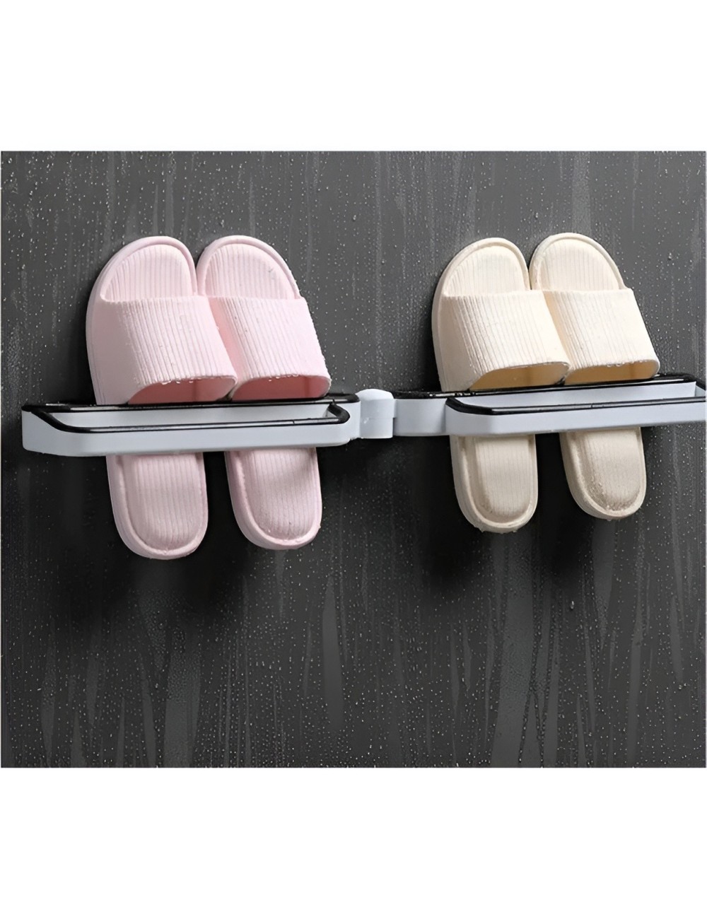 Zapatero Organizador De Pared Plegable Adhesivo 3 En 1