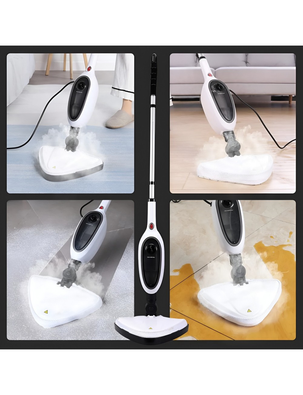 Mopa A Vapor 12 En 1 Limpiador Desinfectante Alta Potencia