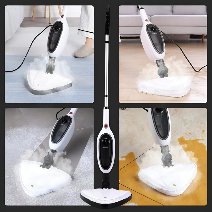 Mopa A Vapor 12 En 1 Limpiador Desinfectante Alta Potencia