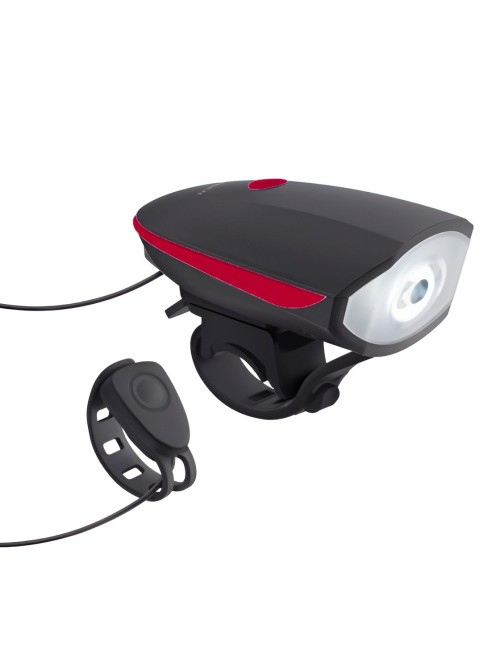 Luz De Bicicleta Recargable Con Bocina 120db Impermeable