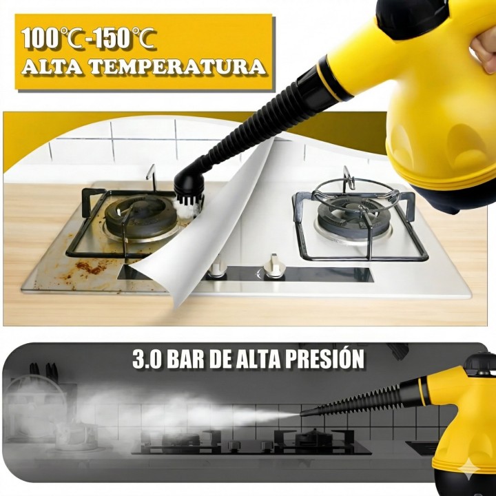 Limpiador A Vapor Portátil Multiusos De Alta Presión 1000w