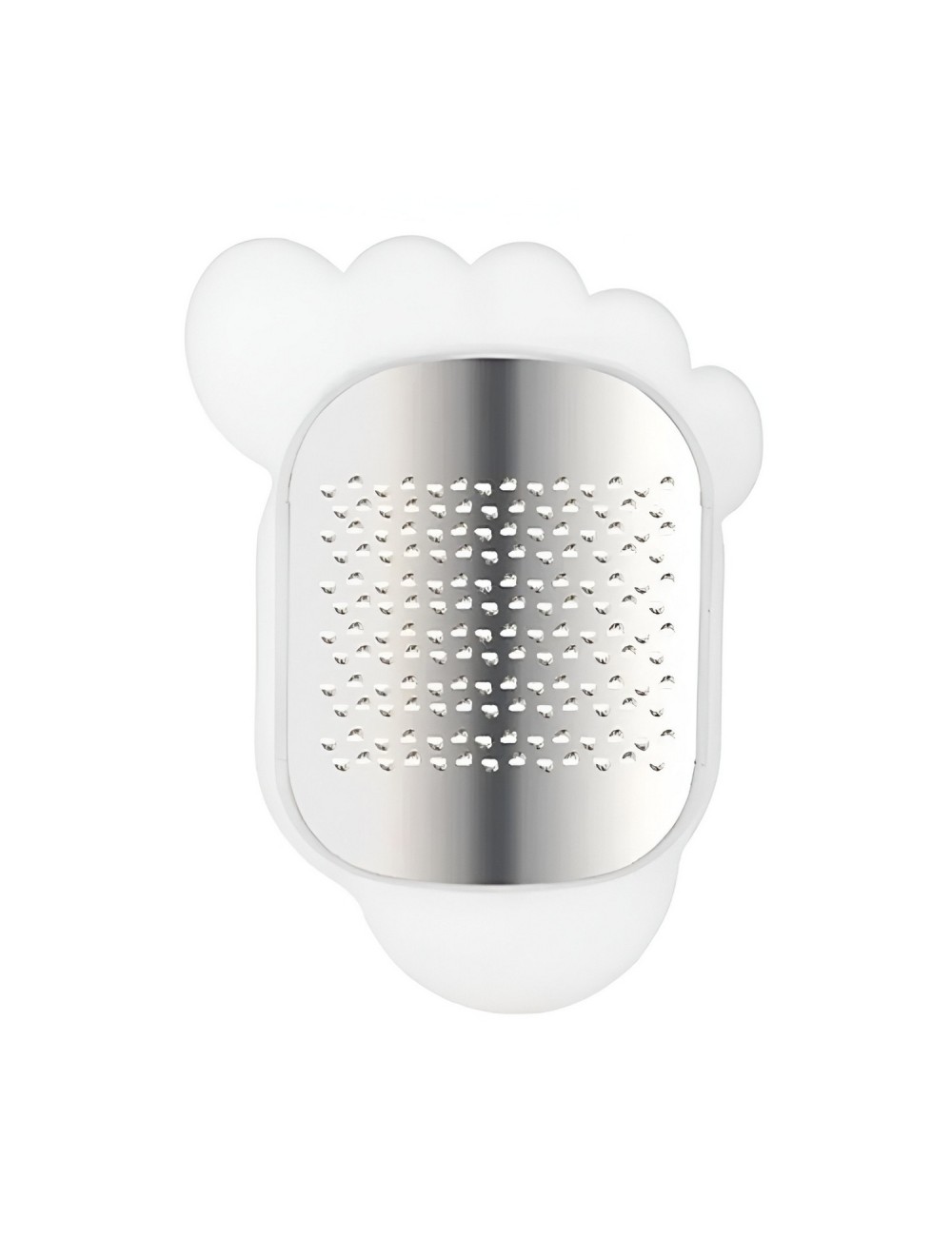 Exfoliador De Pies Acero Inoxidable +ventosas Antideslizante