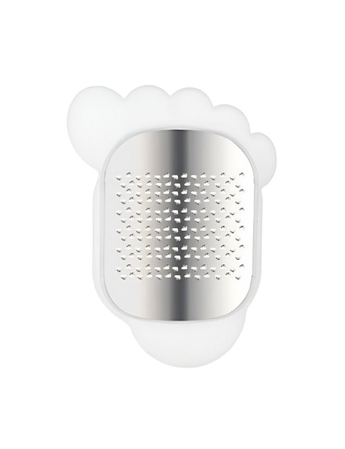 Exfoliador De Pies Acero Inoxidable +ventosas Antideslizante