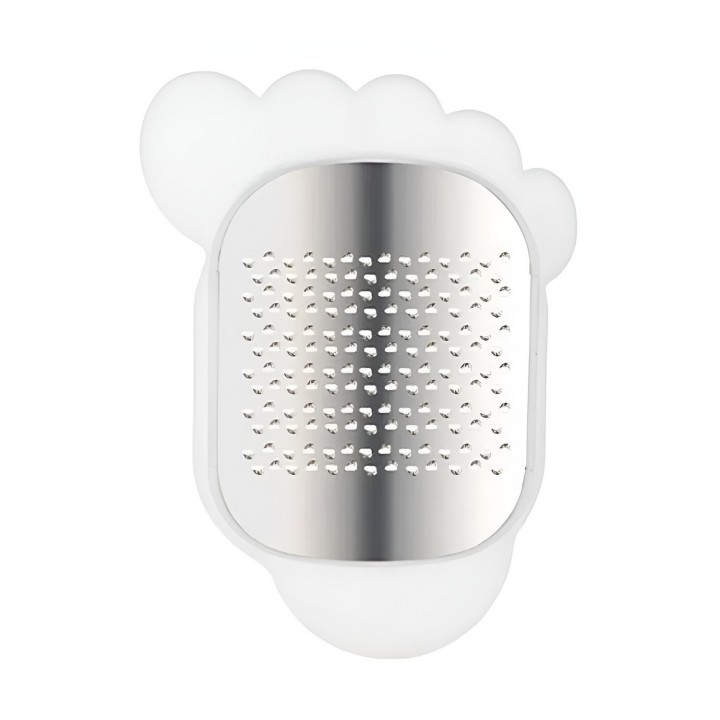 Exfoliador De Pies Acero Inoxidable +ventosas Antideslizante