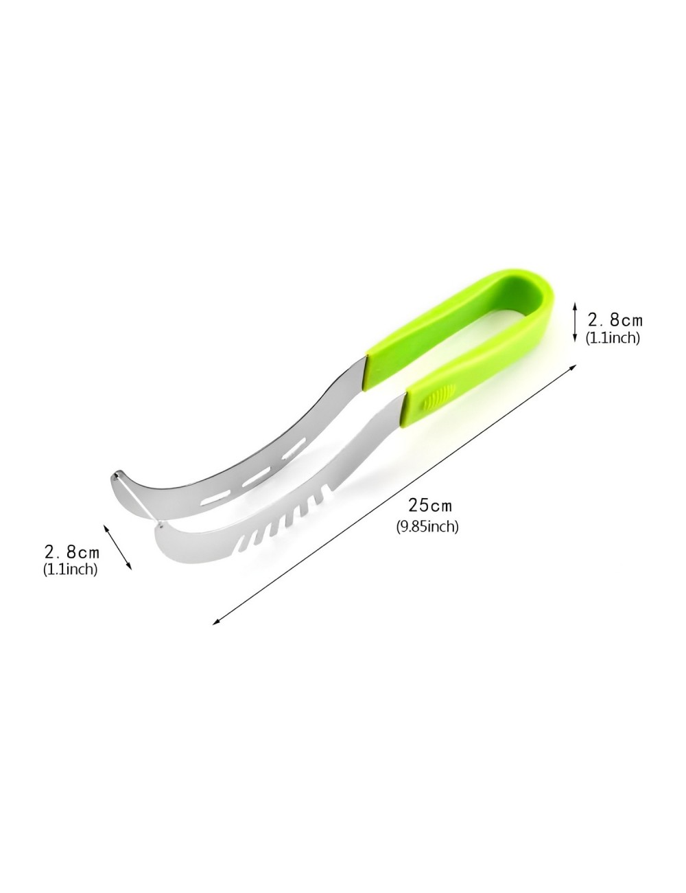 Cortador Y Servidor De Sandía 2 En 1 Acero Inoxidable