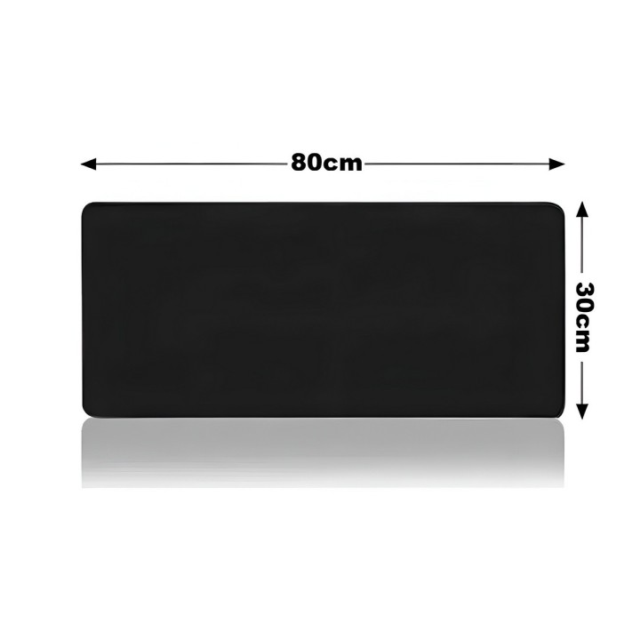 Mouse Pad Gamer Extendido 80x30cm Base Antideslizante Negro
