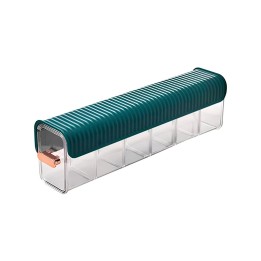 Organizador Multiusos Adhesivo Pared 6 Divisiones Ropa Cable