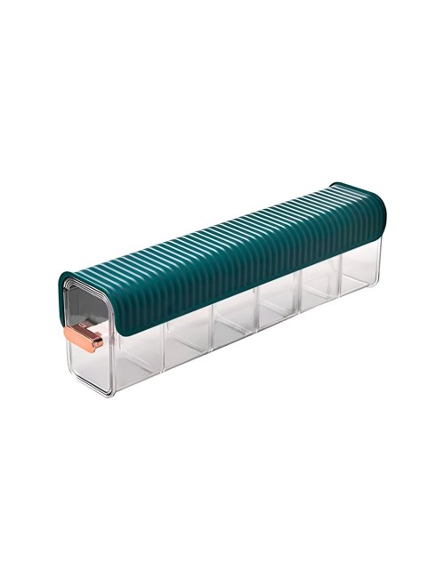 Organizador Multiusos Adhesivo Pared 6 Divisiones Ropa Cable