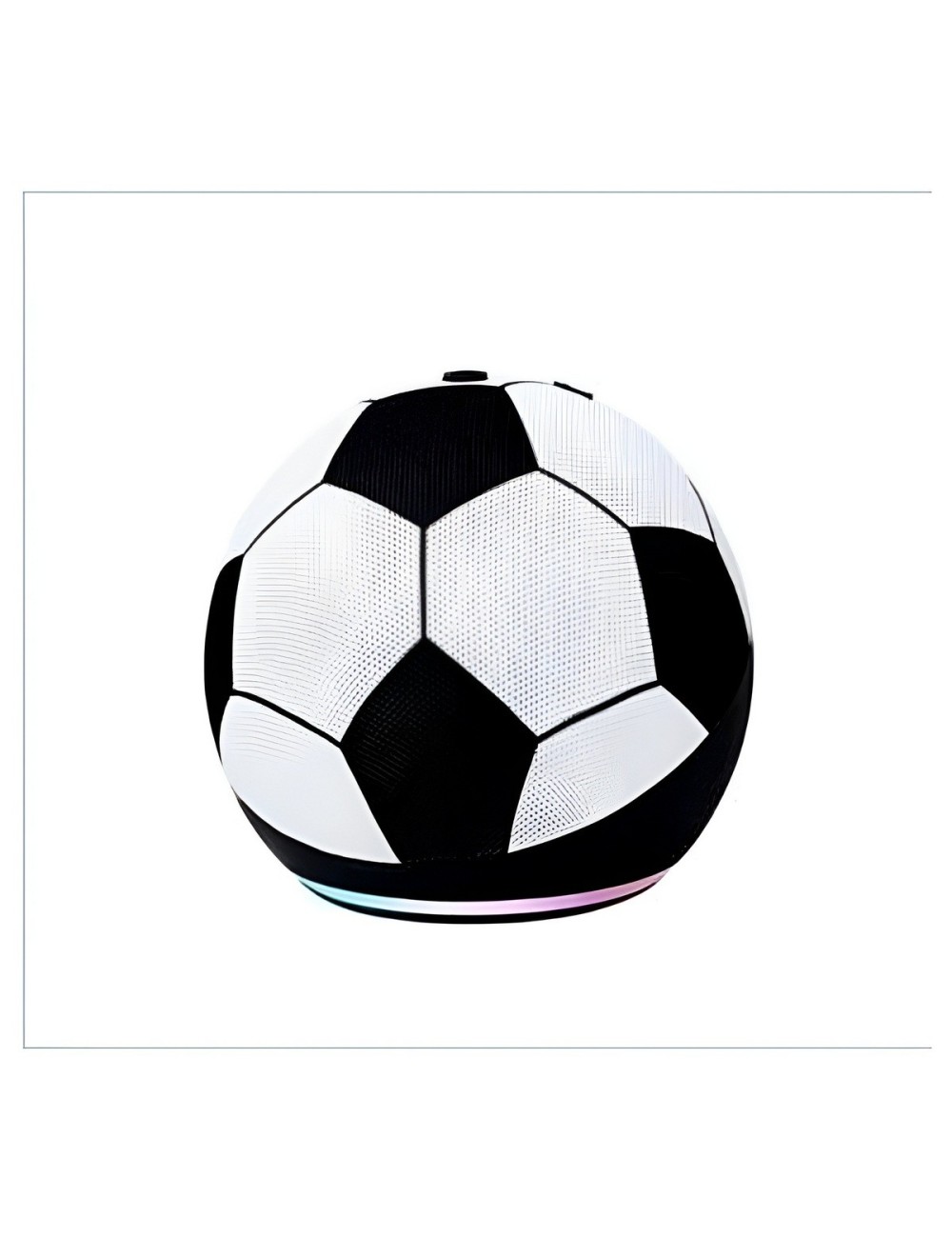 Parlante Bluetooth Forma De Balón Fútbol Tws Luz Led Rgb