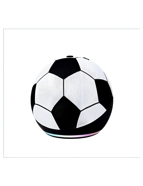 Parlante Bluetooth Forma De Balón Fútbol Tws Luz Led Rgb