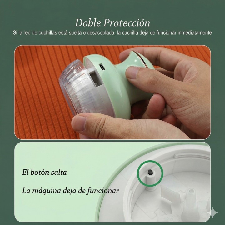 Quitapelusas Eléctrico Recargable 6 Cuchillas Usb 5w