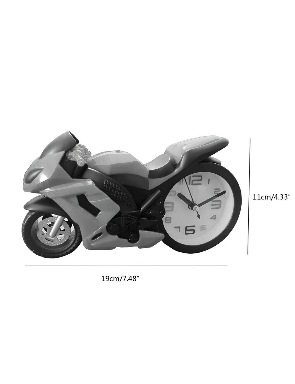 Reloj Despertador Moto Deportiva Vintage Decorativo