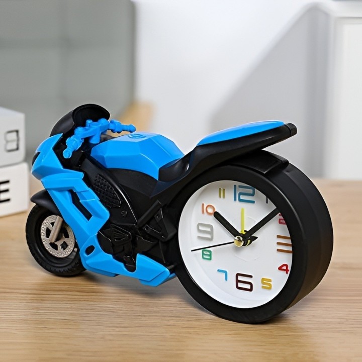 Reloj Despertador Moto Deportiva Vintage Decorativo