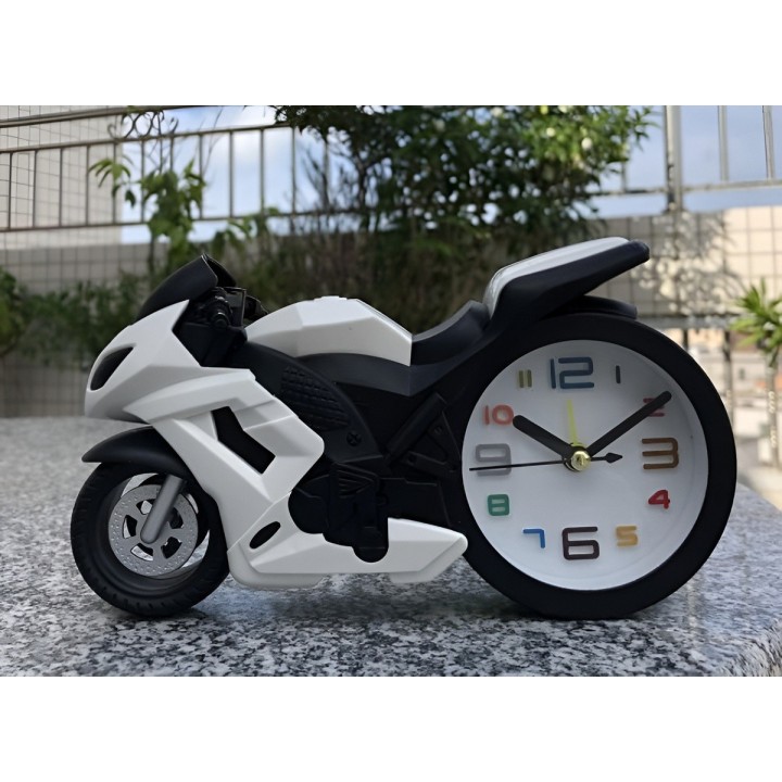 Reloj Despertador Moto Deportiva Vintage Decorativo