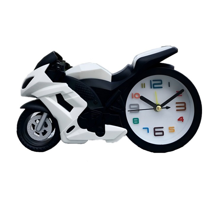 Reloj Despertador Moto Deportiva Vintage Decorativo