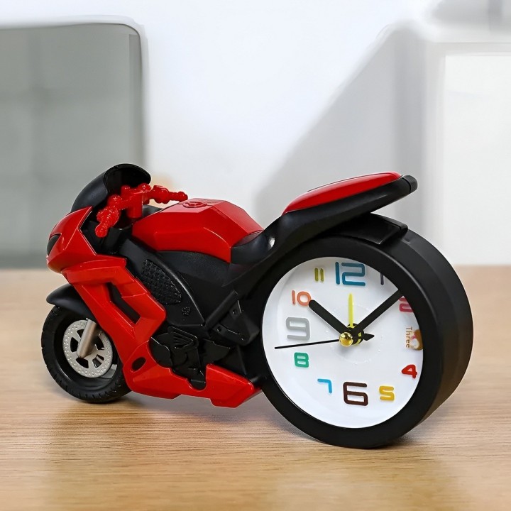 Reloj Despertador Moto Deportiva Vintage Decorativo