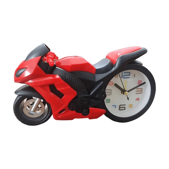 Reloj Despertador Moto Deportiva Vintage Decorativo
