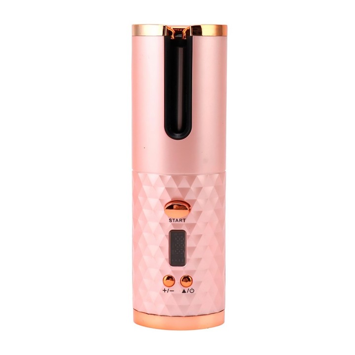 Rizador De Pelo Automático Inalámbrico Cerámica 34w Usb