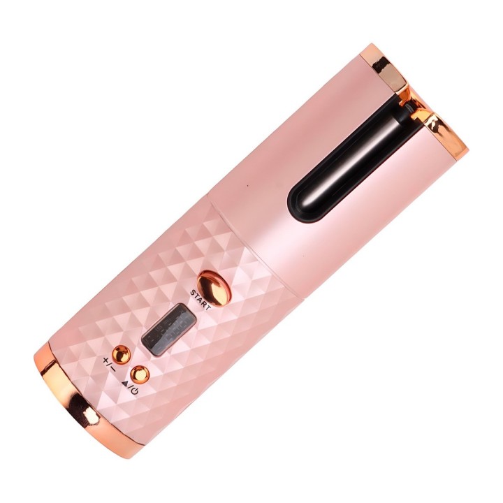Rizador De Pelo Automático Inalámbrico Cerámica 34w Usb