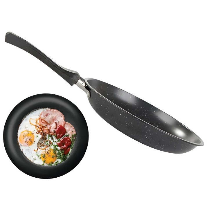 Set X2 Sartenes Antiadherente Granito Mango Ergonómico