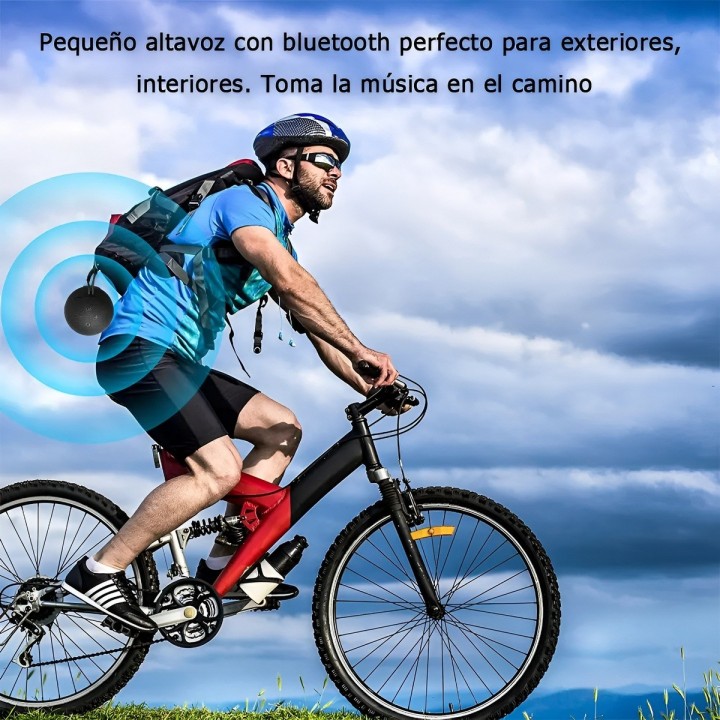 Parlante Bluetooth Tws Som-023 Luz Led Rgb Portátil