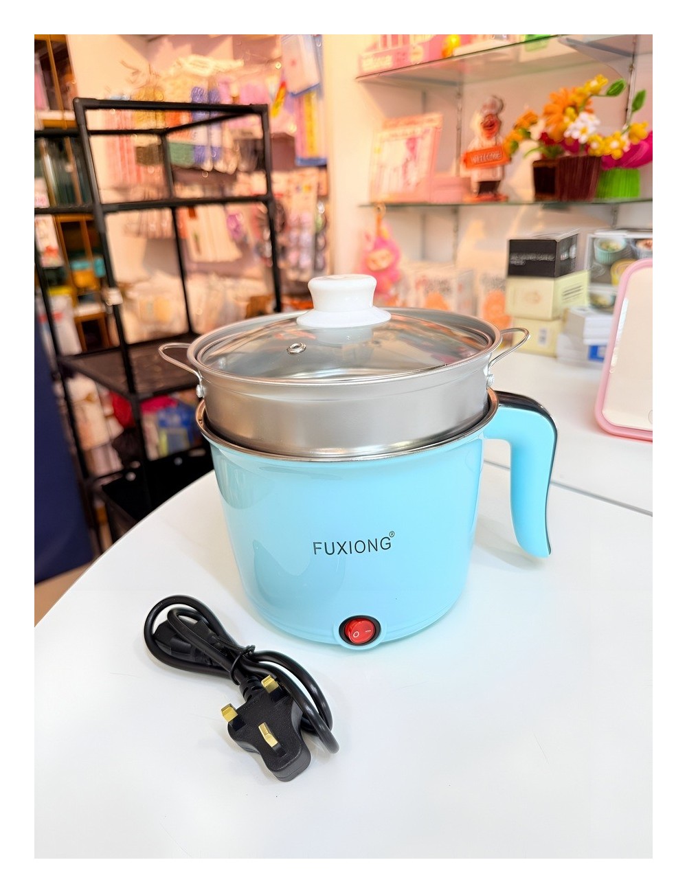 Olla Eléctrica Multifuncional Vaporera 600w Portátil