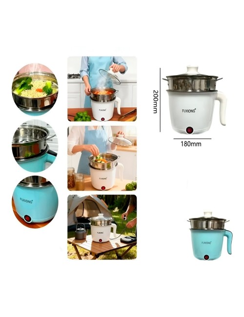 Olla Eléctrica Multifuncional Vaporera 600w Portátil