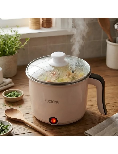 Olla Eléctrica Multifuncional Vaporera 600w Portátil