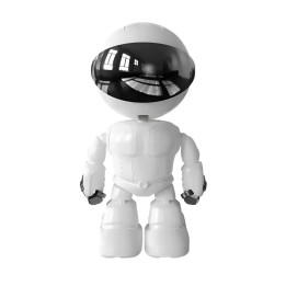 Cámara De Seguridad Robot Wifi 2k 360° Seguimiento Humanoide